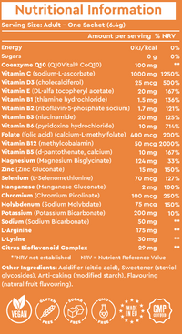 Buy OPTIYOU | Multivitamin | Orange Flavour | 30 sachets UK online