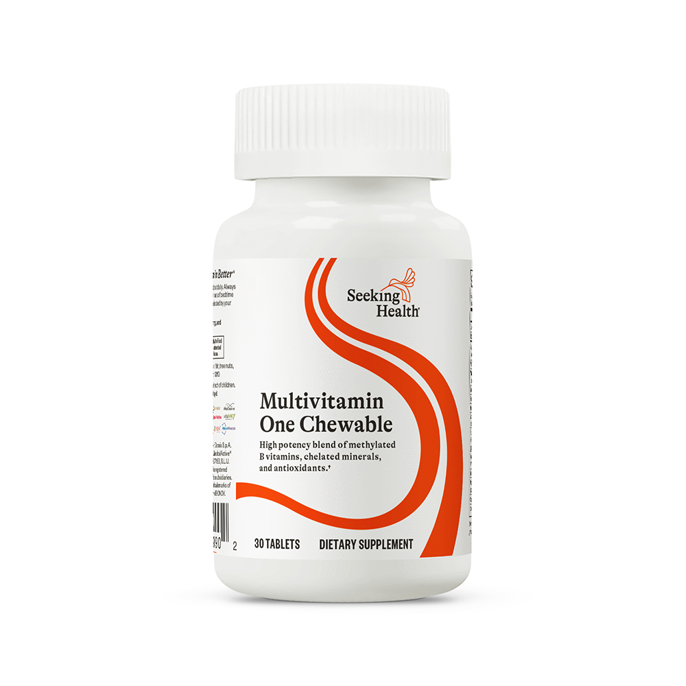 Multivitamin One Chewable | 30 Tablets | Seeking Health UK 