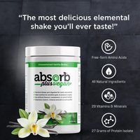 Absorb Plus Vegan - Unsweetened Vanilla Brulee - Imix Nutrition UK 