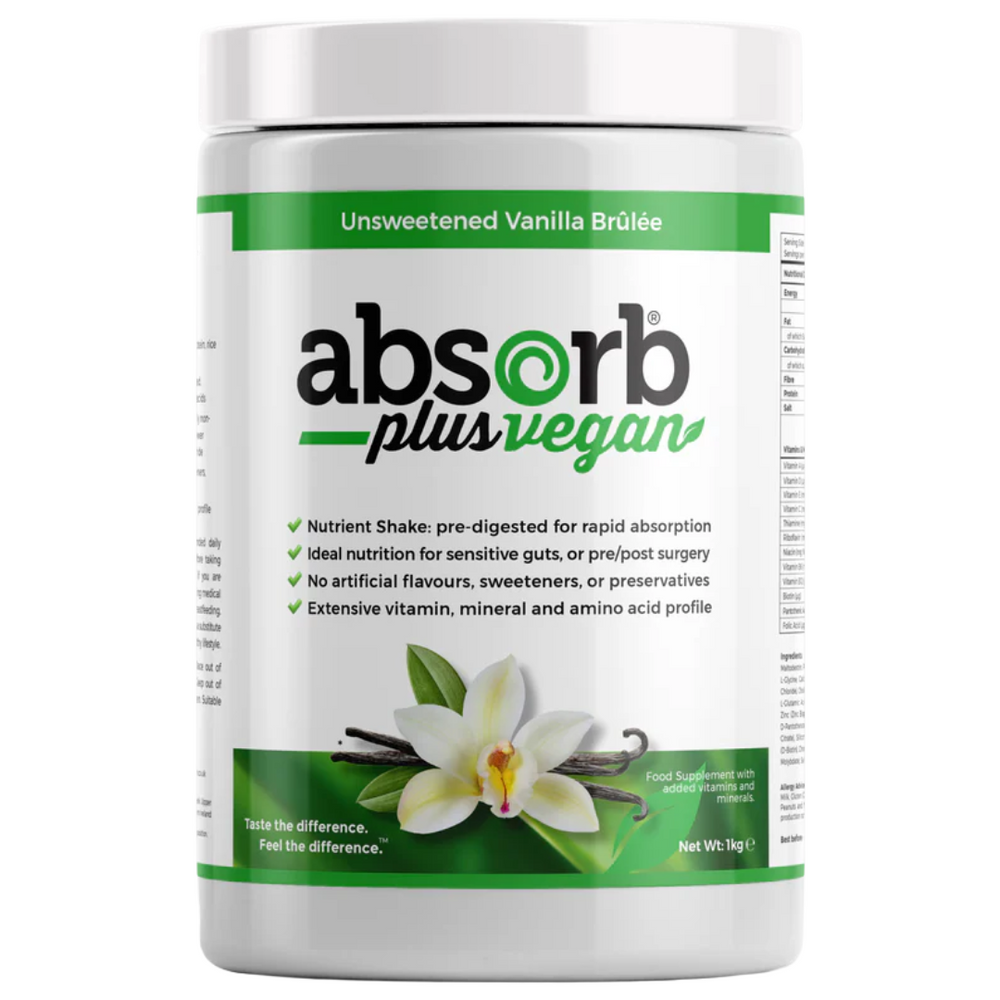 Absorb Plus Vegan - Unsweetened Vanilla Brulee - Imix Nutrition UK 