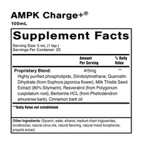 Buy AMPK Charge+ | 100ml Quicksilver Scientific UK