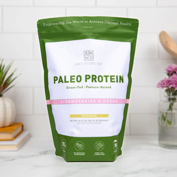Buy Paleo Protein | Strawberries & Cream | 831g UK