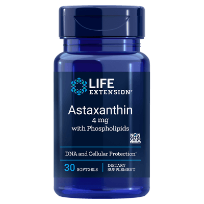 Buy Astaxanthin with Phospholipids | 30 Soft gels | Life Extension UK