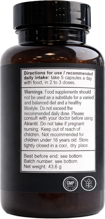 Atrantil UK  | 90 Capsules | KBS Research| Bloating and digestive support