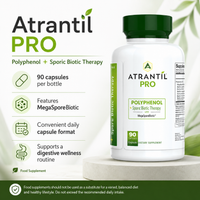 Buy Atrantil PRO, Polyphenol & Spore Biotic Therapy | 90 Capsules UK online