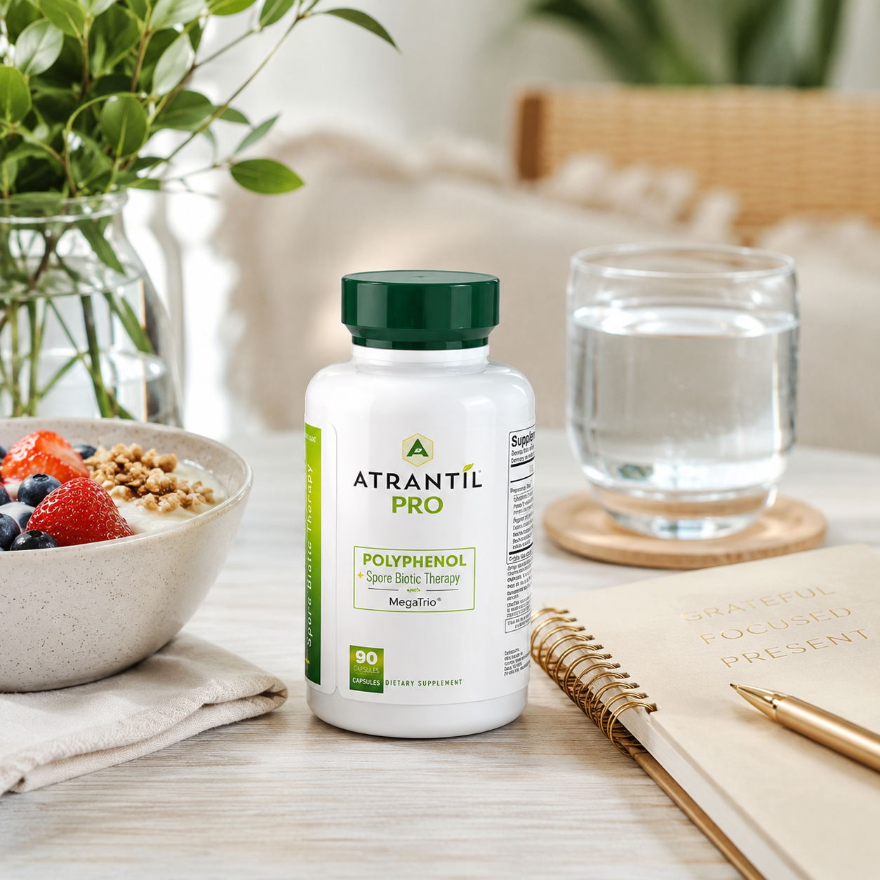 Buy Atrantil PRO, Polyphenol & Spore Biotic Therapy | 90 Capsules UK online