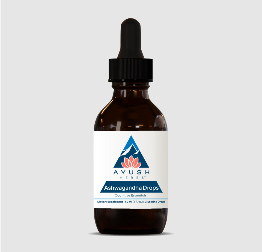 Buy Adult Ashwagandha Drops 60ml | Ayush Herbs UK