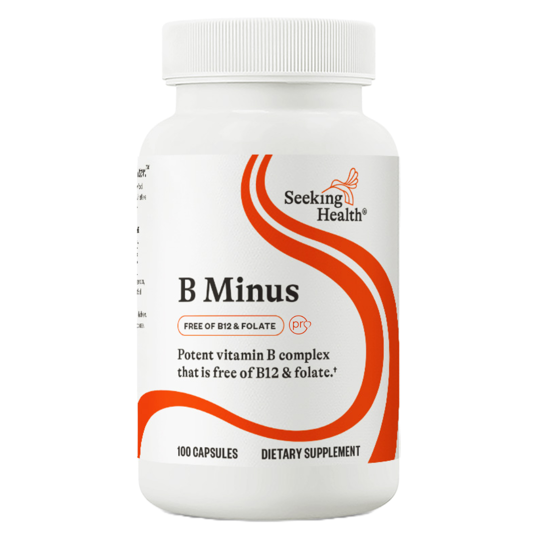 Buy B-Minus (B12 and Folate Free) | 100 vCapsules | Seeking Health UK