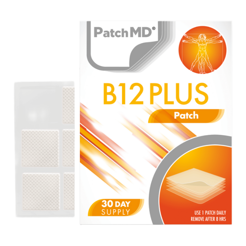 B12 Plus Topical Patch | 30  Patches from PatchMD UK