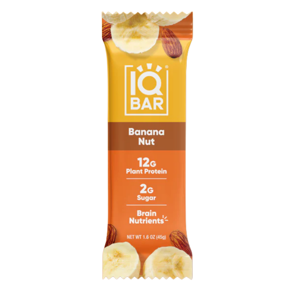 Buy Banana Nut | 1 Plant Protein Bar | IQBAR UK online