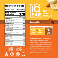 Buy Banana Nut | 1 Plant Protein Bar | IQBAR UK online