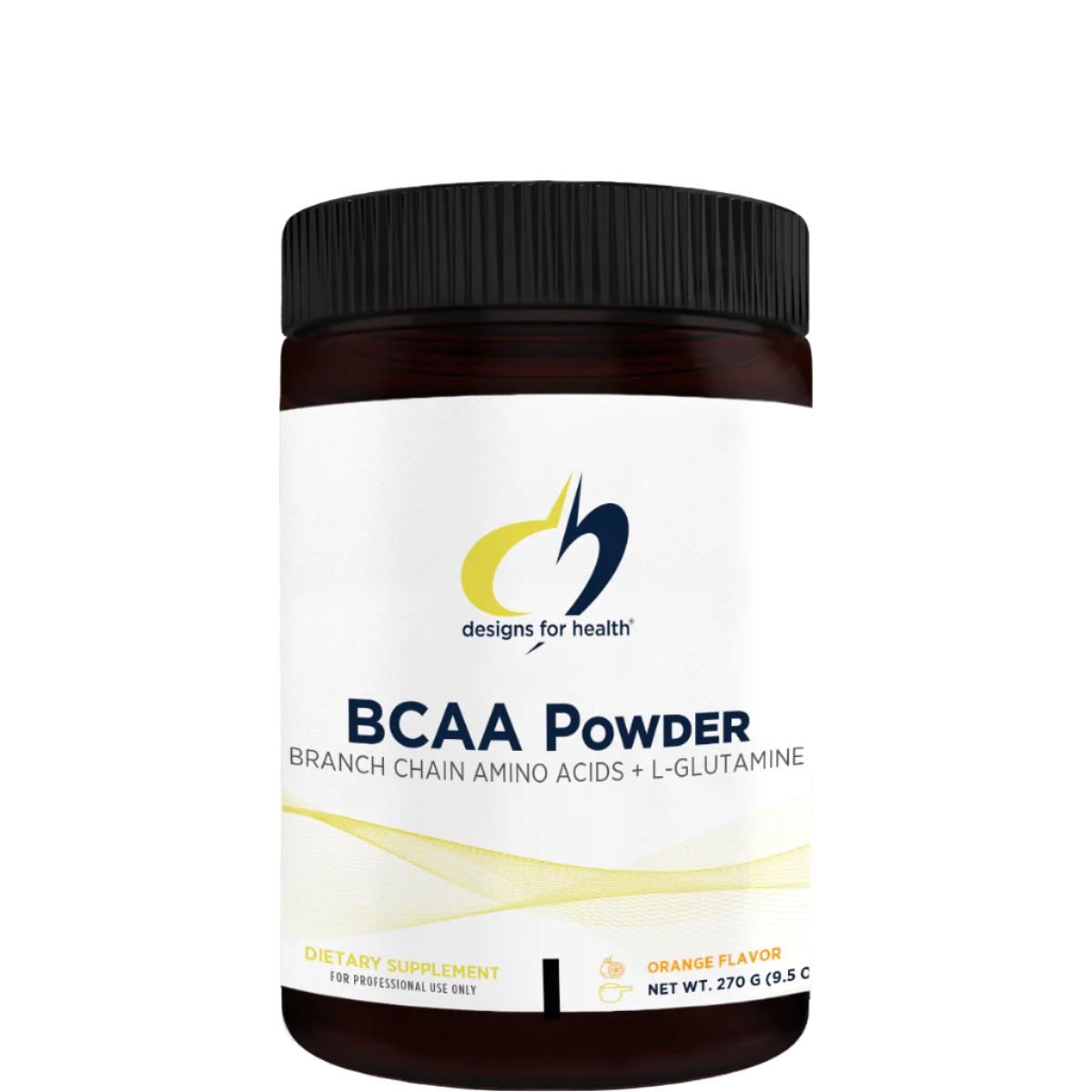 BCAA Powder with L-Glutamine | Natural Orange - Designs For Health UK ...