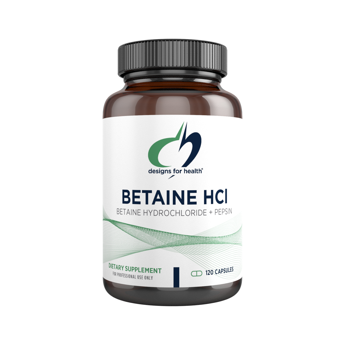 Buy Betaine HCl with Pepsin | 120 Capsule | Designs For Health UK