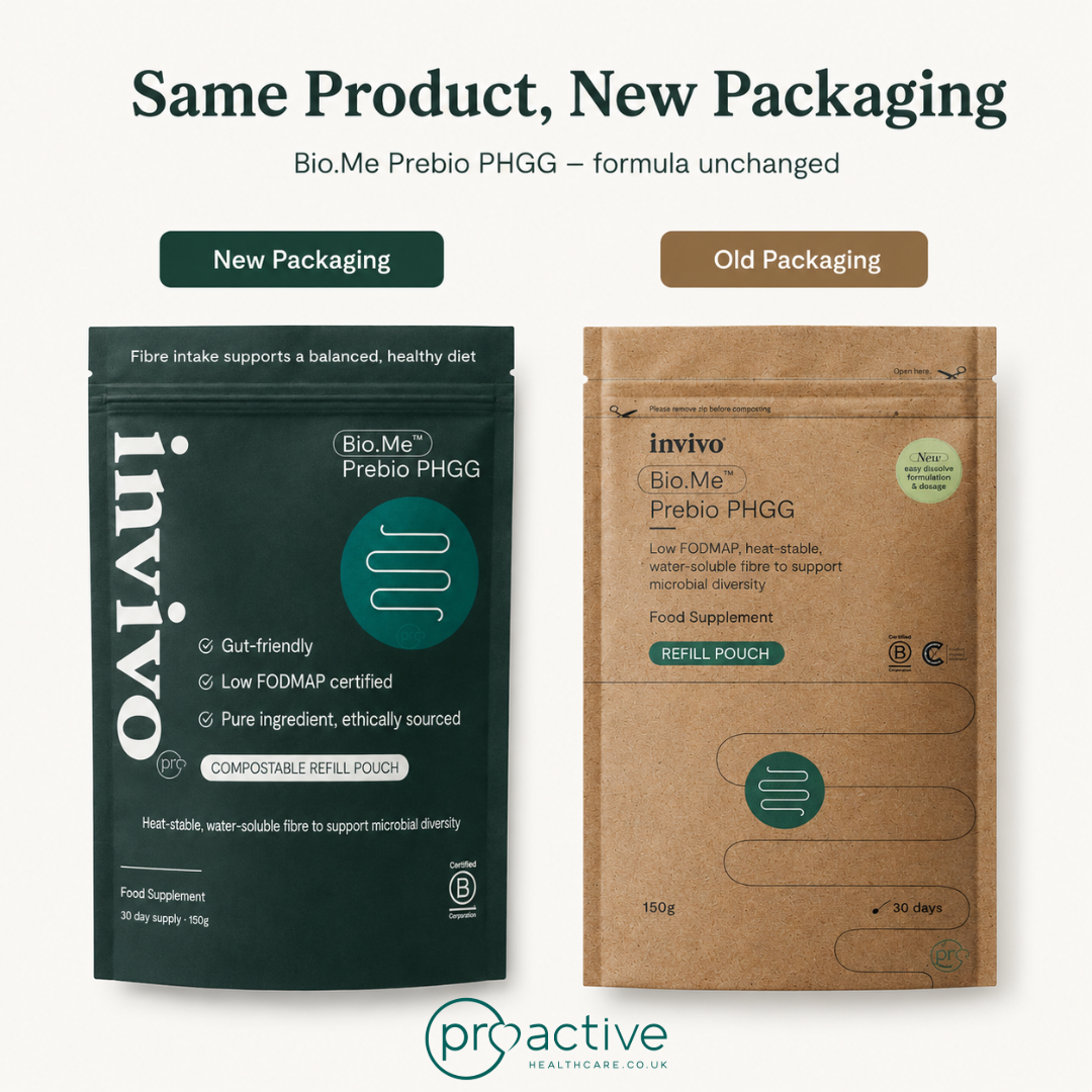 INVIVO  Bio.Me Prebio PHGG 150g | Refill Pouch UK online