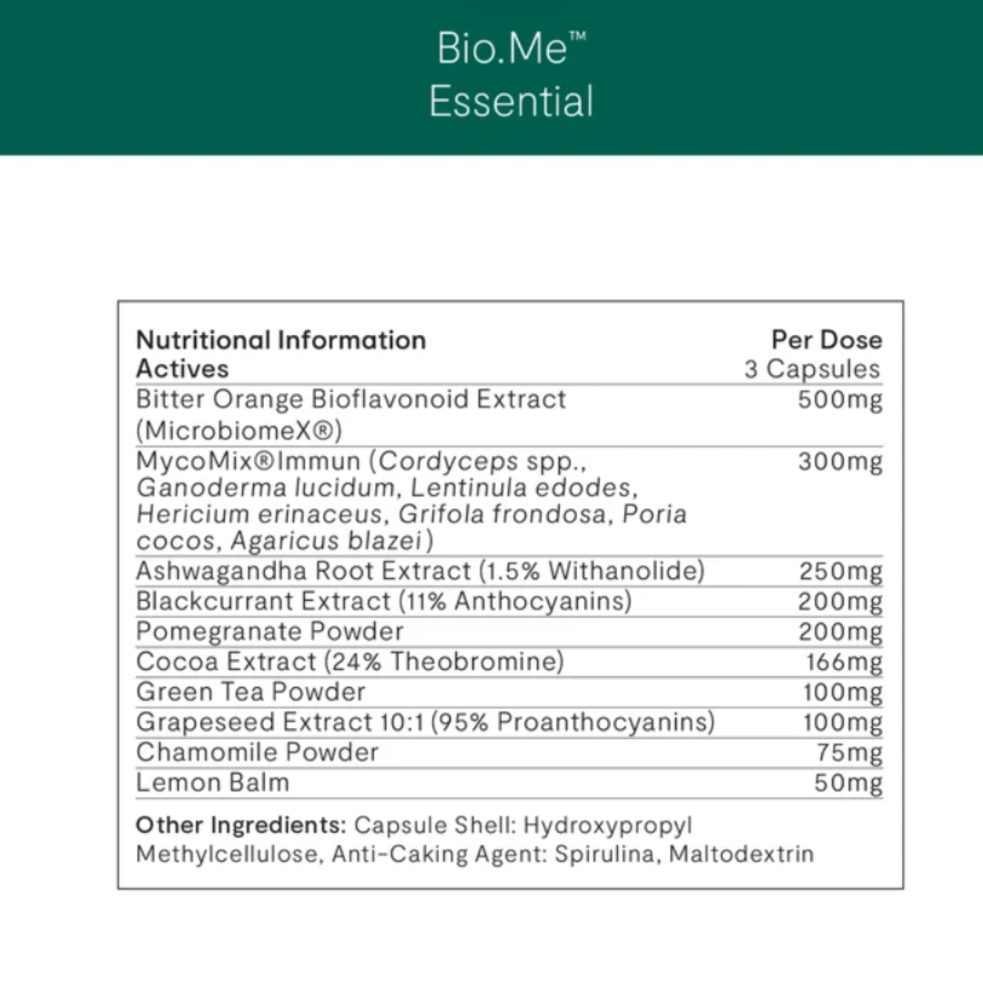 Buy Bio.Me Essential | 90 Capsule UK | Invivo healthcare online