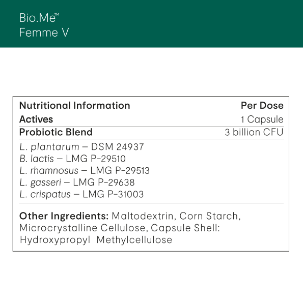 Buy Bio.Me Femme V | 30 Capsules | Invivo Healthcare UK online
