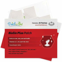 Buy Biotin Plus Vitamin 30 Patches for Hair, Skin, and Nails | PatchAid UK