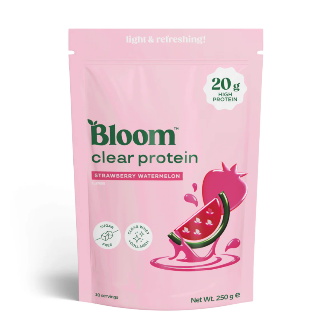 Bloom UK | Clear Whey Protein & Collagen 250g | Strawberry Watermelon 