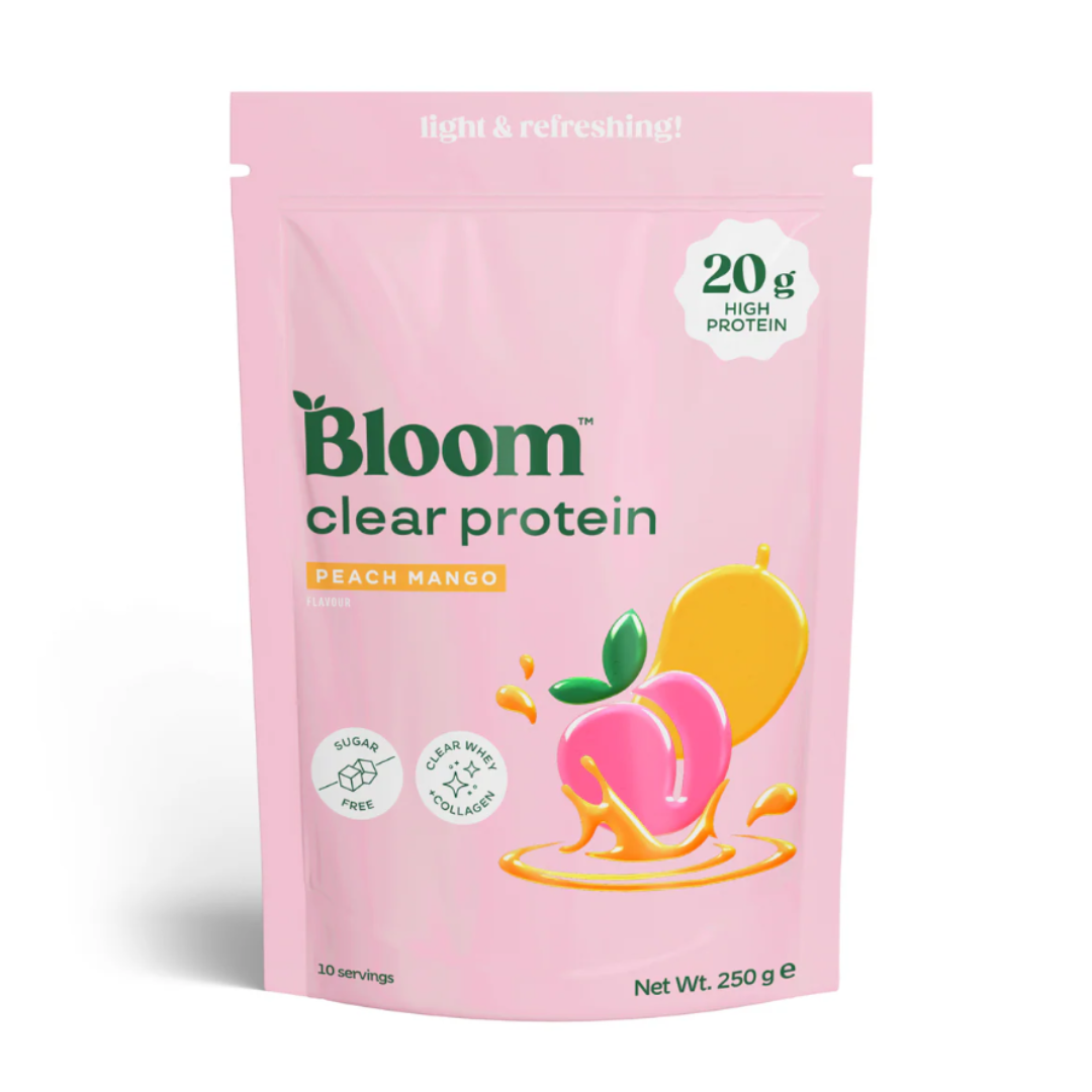 Bloom Clear Whey Protein & Collagen Peach Mango 250g