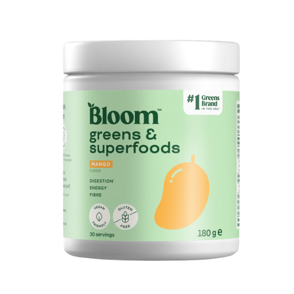 Bloom Nutrition Greens & Superfoods | Mango 30 Servings