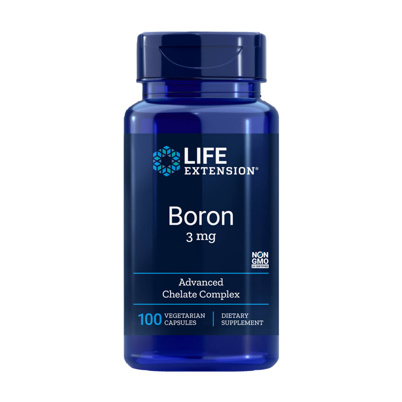 Buy Boron 3mg | 100 Veg Capsules | Life Extension UK online