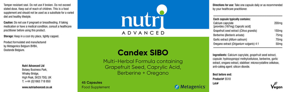 Buy Candex SIBO | 45 Capsules UK
