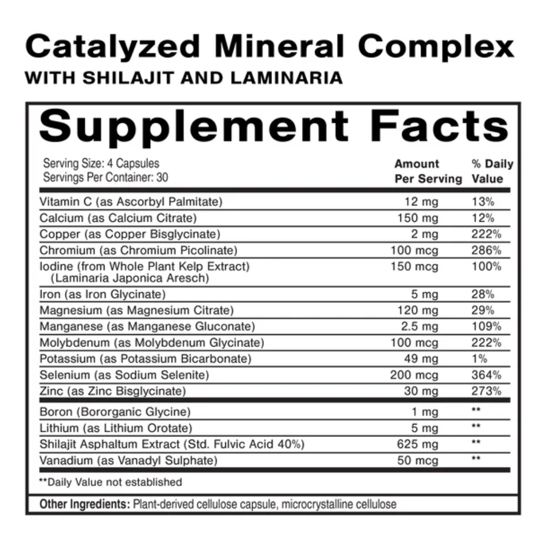 Dr. Shade’s Catalyzed Mineral Complex - 120 Capsules - Quicksilver Scientific UK 