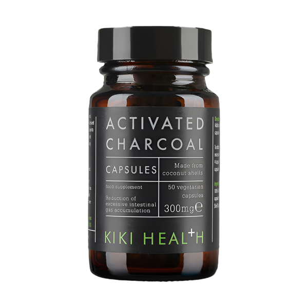 Buy Activated Charcoal | 50 veg capsules | Kiki Health UK