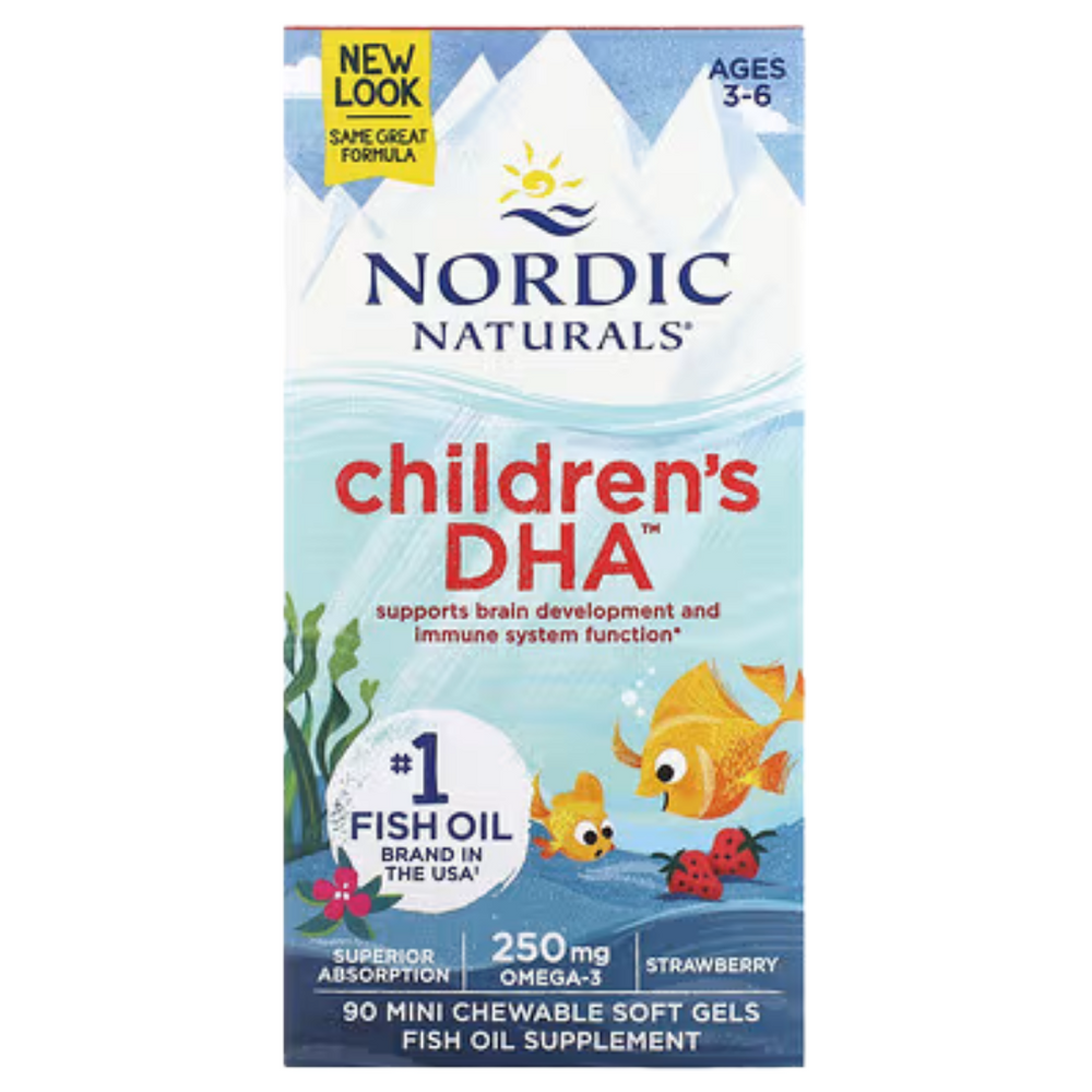 Children's DHA - Omega 3 - Strawberry - 90 mini softgels