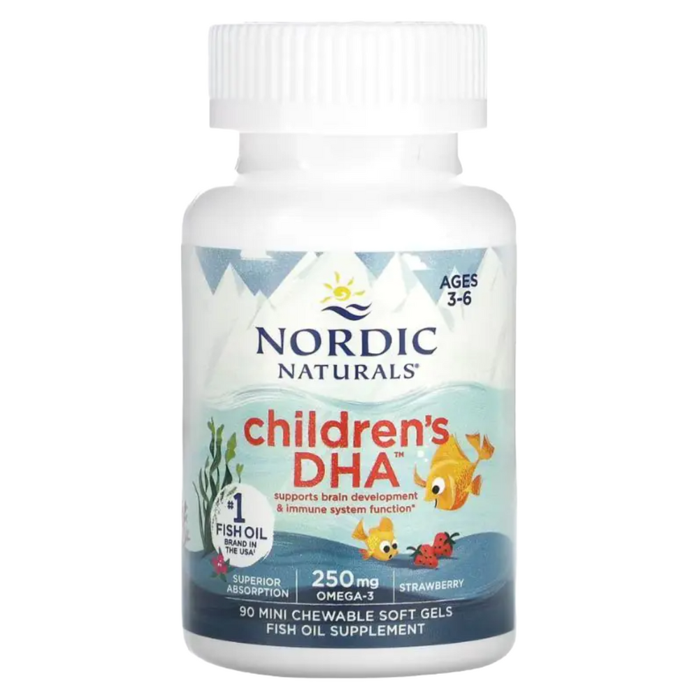 Children's DHA - Omega 3 - Strawberry - 90 mini softgels