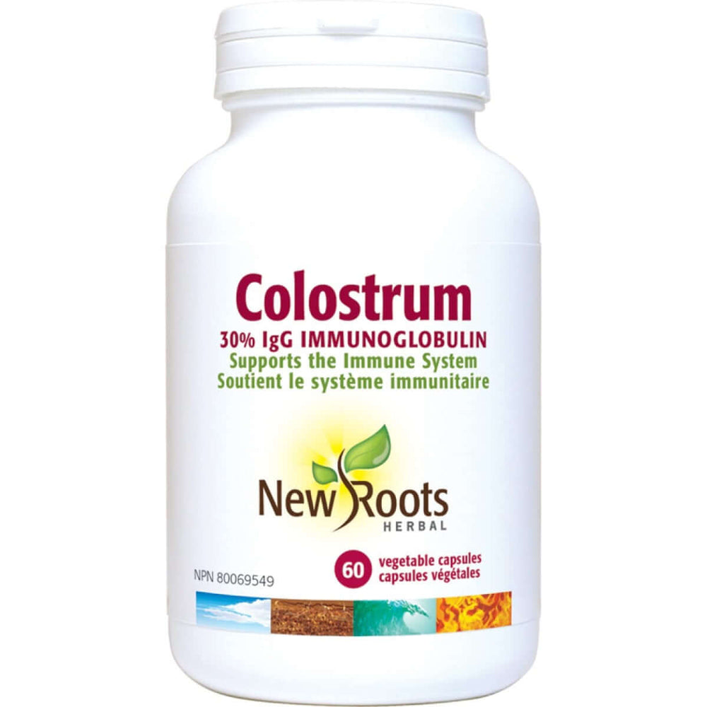 Buy Colostrum - 60 vegetable capsules UK New Roots Herbal