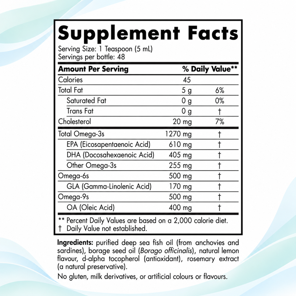 Nordic Naturals | Complete Omega | 1270mg Lemon 237 ml