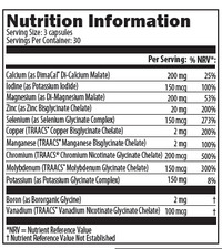 Buy Complete Mineral Complex | 90 Capsules UK