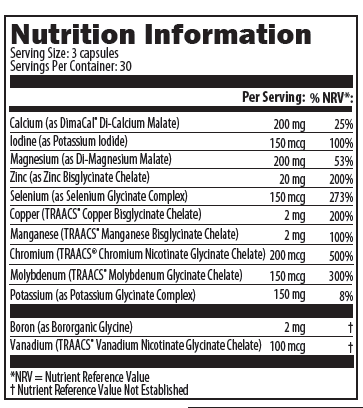 Buy Complete Mineral Complex | 90 Capsules UK