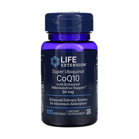 Buy Super Ubiquinol CoQ10 with Enhanced Mitochondrial Support | Life Extension | 50mg UK