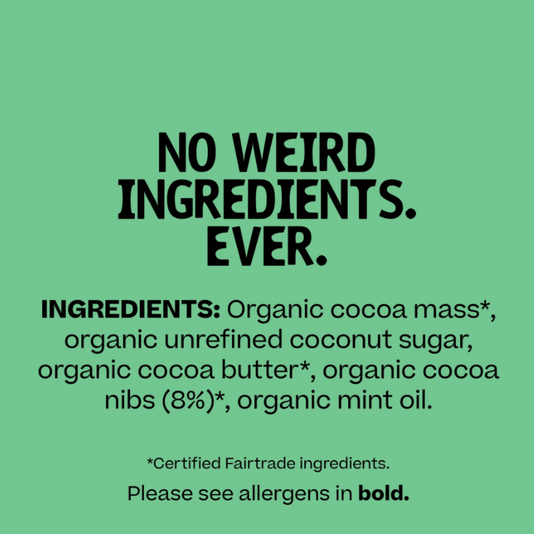 Hu Crunchy Mint Dark Chocolate – Organic, Vegan & Refreshingly Delicious