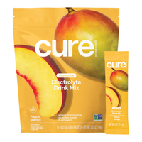 Cure Electrolytes - Peach Mango - 14 Sticks - Fast shipping