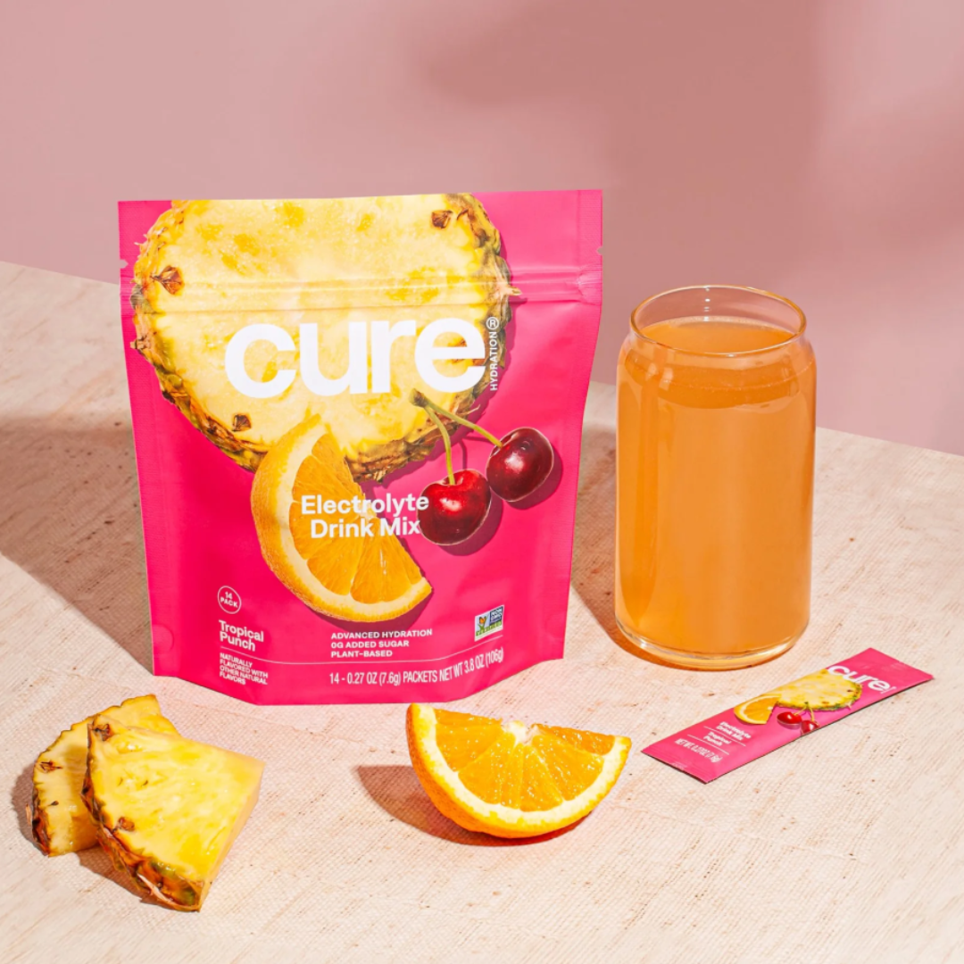 Cure Electrolyte Drink Mix - Tropical Punch (14ct)