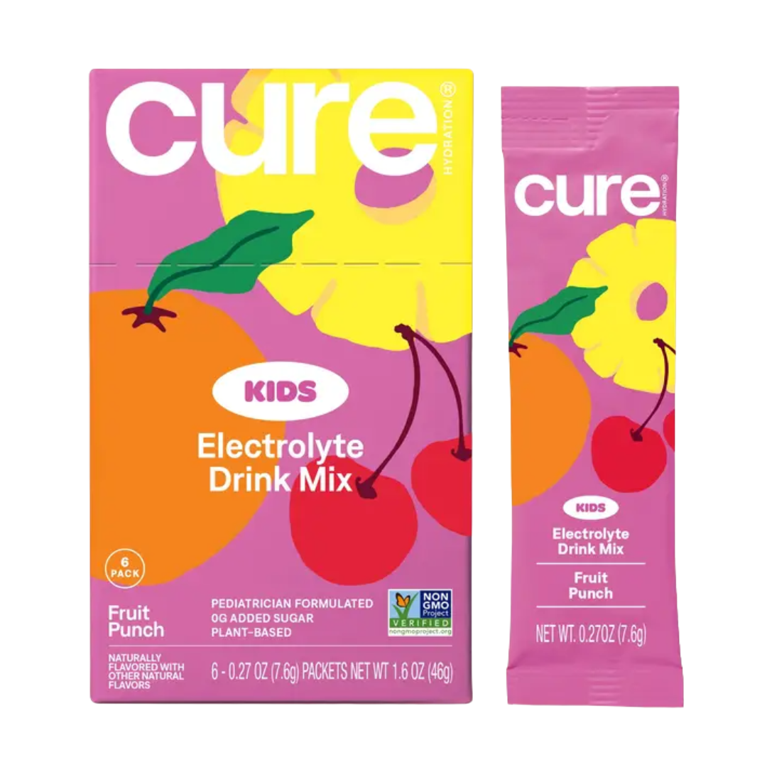 Cure Kids Electrolytes | Fruit Punch | 6 Sachet Pack | UK