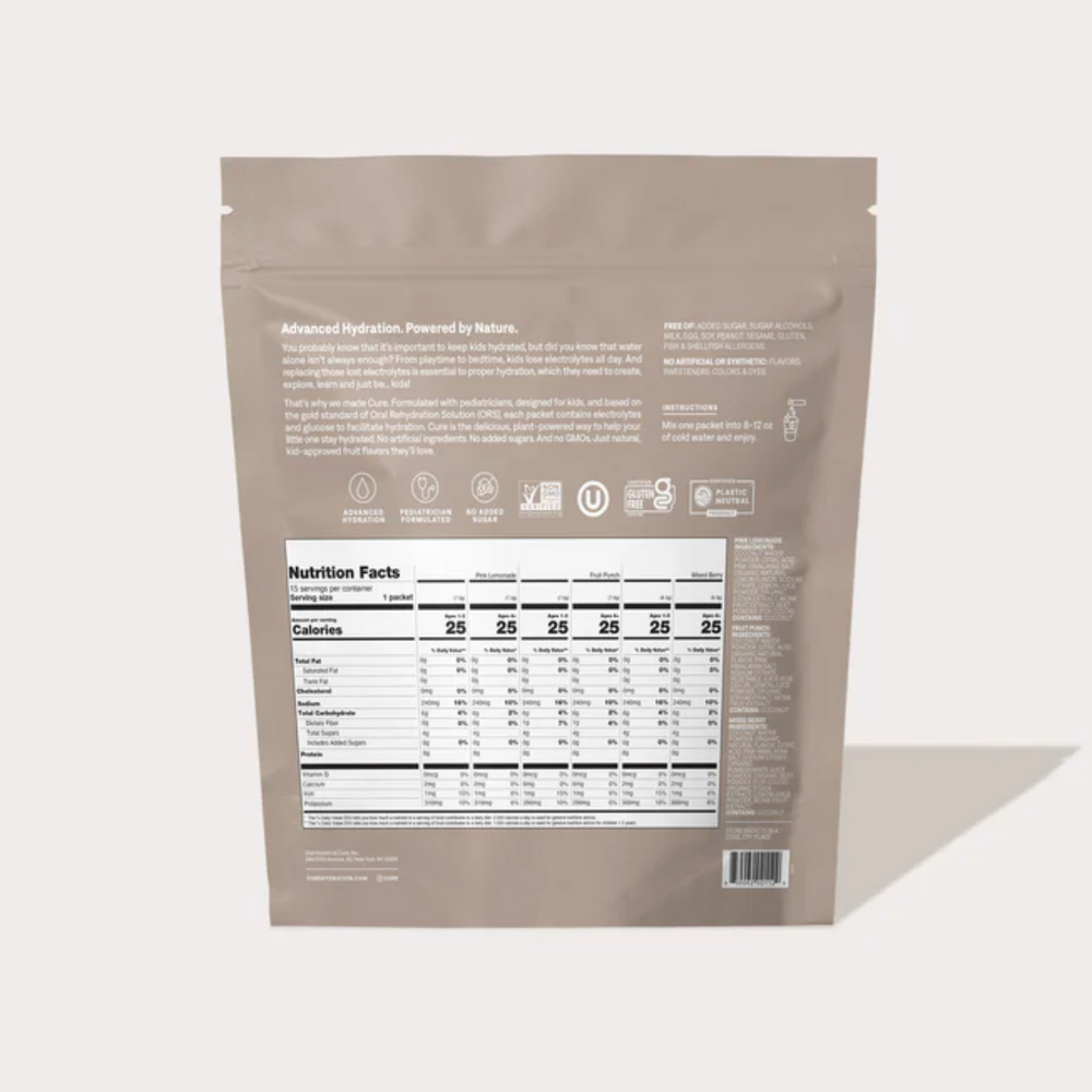 Children's Electrolyte Drink Mix | Variety Pack | Cure hydration UK 