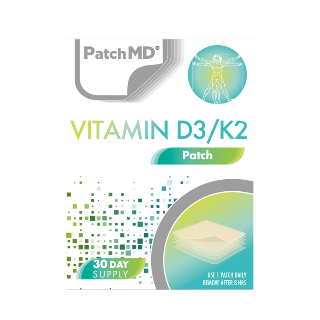 Vitamin D3 with K2 Vitamin 30 Topical Patches | PatchMD UK