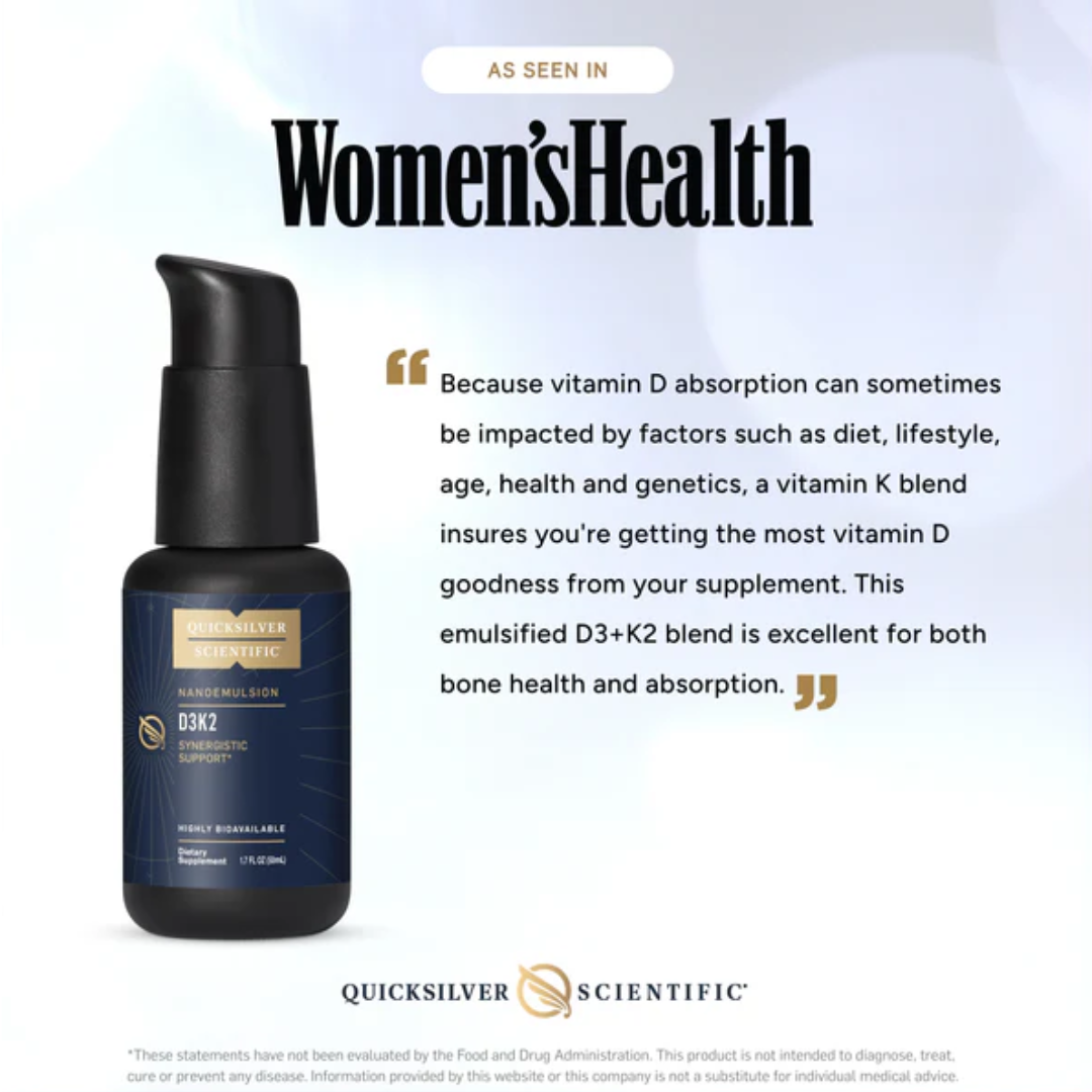 Quicksilver Scientific D3K2 - Nanoemulsified - 50ml UK online