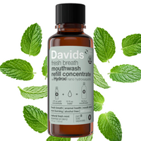 Davids Hydroxi™ Fresh Breath Mouthwash Concentrate refill  – Natural Fresh Mint - Proactive Healthcare UK 