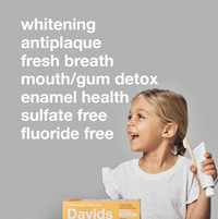Davids Hydroxi kids & adults | nano-hydroxyapatite toothpaste | orange vanilla