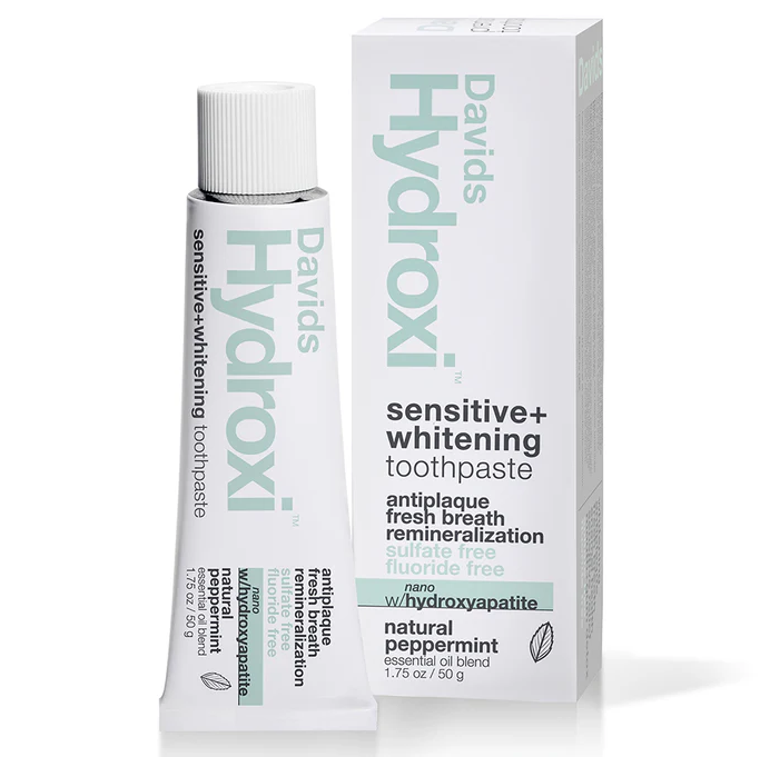 Buy Davids Travel size premium toothpaste | sensitive + whitening | nano-hydroxyapatite | peppermint UK online