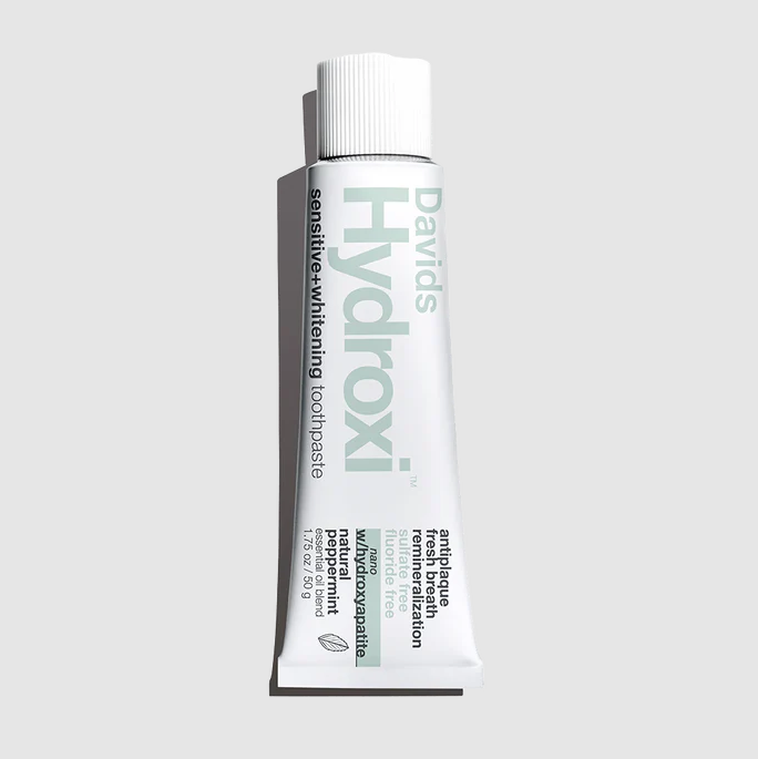 Buy Davids Travel size premium toothpaste | sensitive + whitening | nano-hydroxyapatite | peppermint UK online
