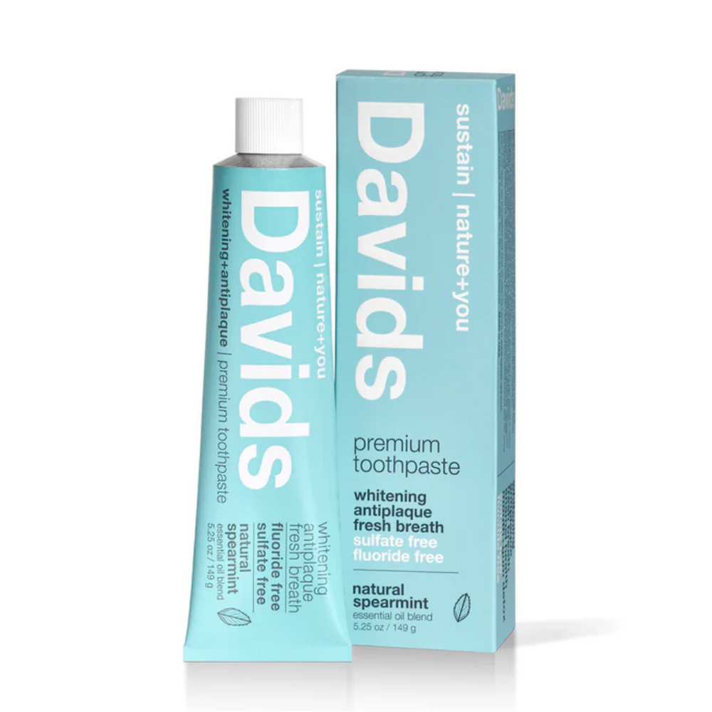 Buy Davids Premium Toothpaste | Whitening + Antiplaque SPEARMINT UK online