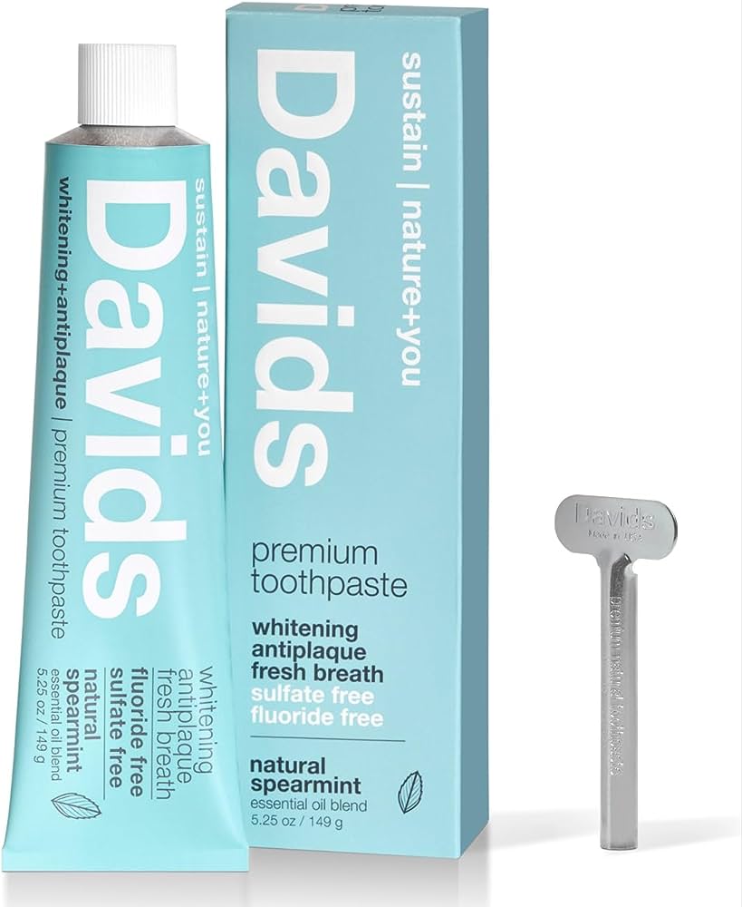 Buy Davids Premium Toothpaste | Whitening + Antiplaque SPEARMINT UK
