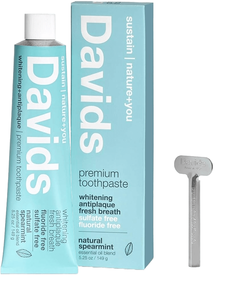 Buy Davids Premium Toothpaste | Whitening + Antiplaque SPEARMINT UK