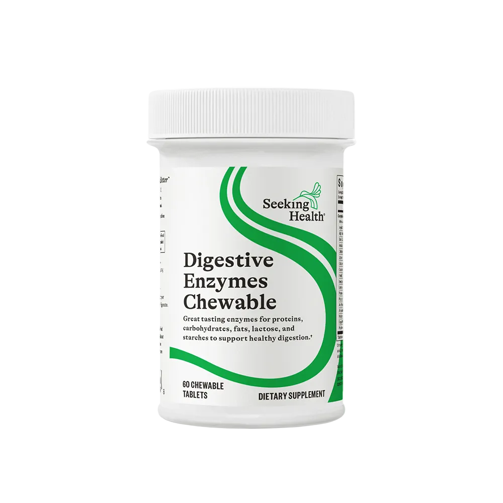 Digestive Enzymes Chewable | 60 Tablets | Seeking Health UK online